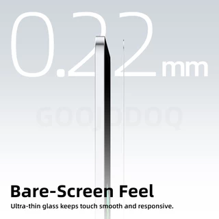 GOOJODOQ ฟิล์มคล้ายกระดาษ Ipad ฟิล์มไอแพด ทนน้ำมัน ทนรอยนิ้วมือ เอชดี ไม่มีฟองอากาศ