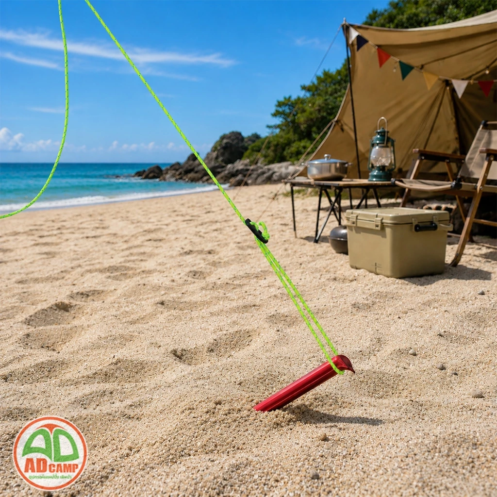 สมอบกทราย Sand Stakes อลูมิเนียม สำหรับกางเต็นท์ thumbnail 4