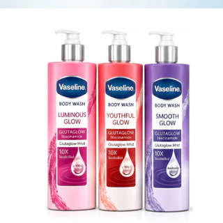 Vaseline วาสลีน บอดี้ วอช สมูท โกลว์ กลูต้าโกลว์ 425 มล. ลูมินัส โกลว์ ยูธฟลู โกลว์ สมูท โกลว์