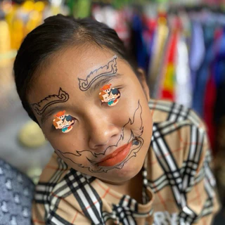 พร้อมส่ง TATTOO แทททูยักษ์ เด็กและผู้ใหญ่ แต่งหน้าสาร