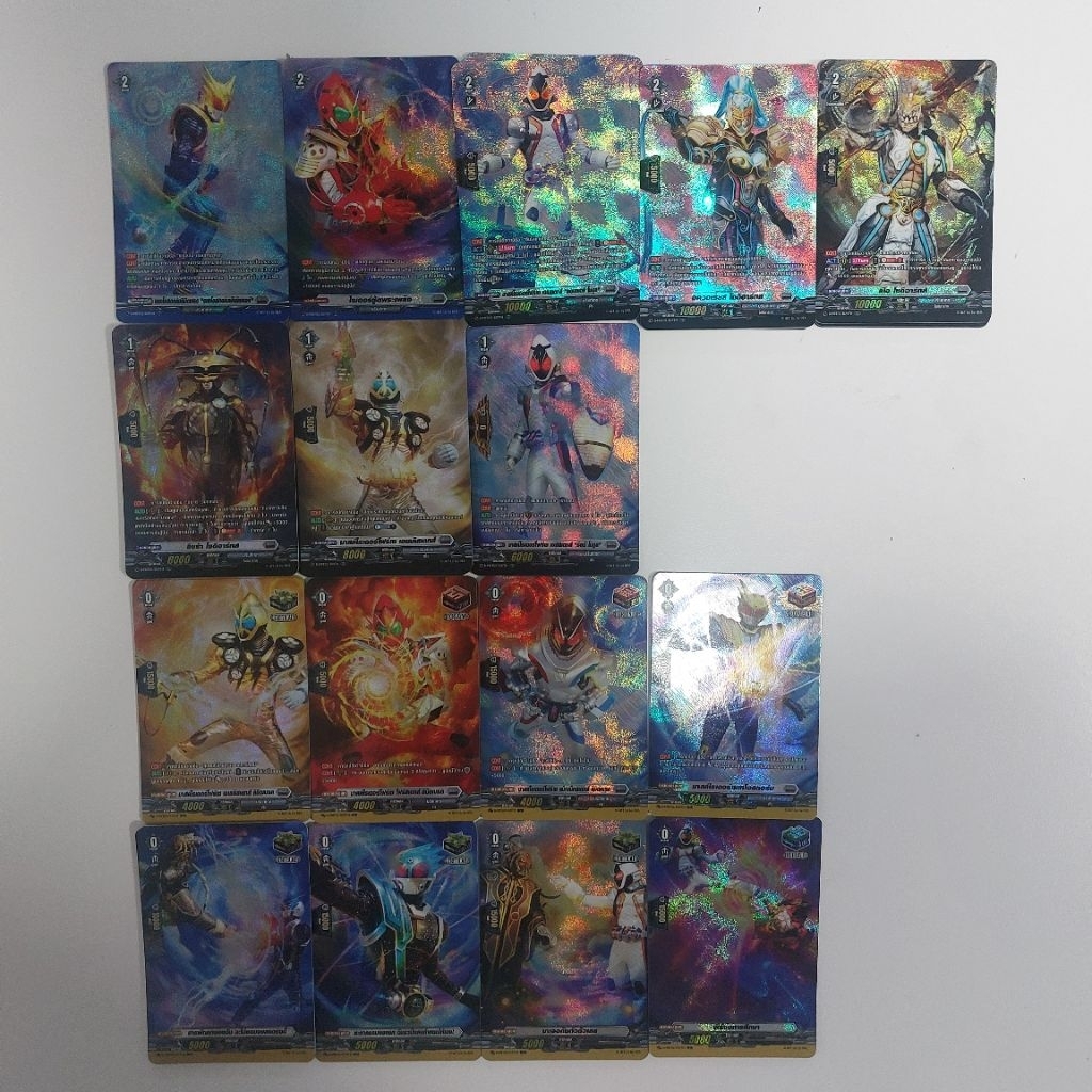 Vanguard D SP M-BT02 มาสไรเดอร์ สีเทา ฟรอเซ่(กราวิเดีย) ฟลูอาทไร้กรอบ การ์ดหรู Vanguard x Maskrider แวนการ์ด ดี ภาษาไทย