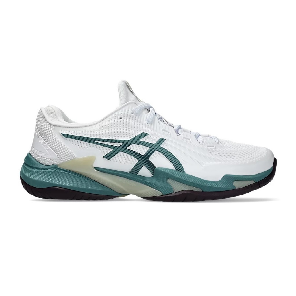 Asics รองเท้าเทนนิสผู้ชาย Court FF 3 | White/Foggy Teal ( 1041A370-107 )