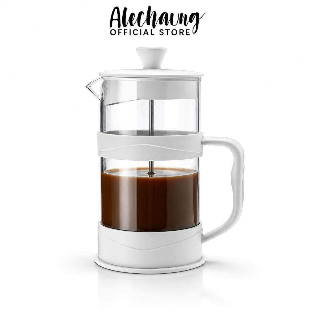 Alechaung เหยือกชงกาแฟสด กาชงกาแฟแบบกด ที่ชงกาแฟ French Press 350/600/800/1000ml ชงกาแฟ ชงชาได้