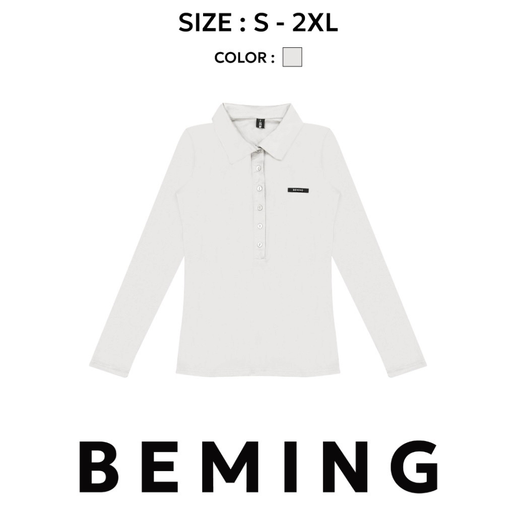 ส่งต่อ มือ1 สีจาว size m BMG Classic Longsleeve - เสื้อแขนยาวดีไซน์มินิมอล