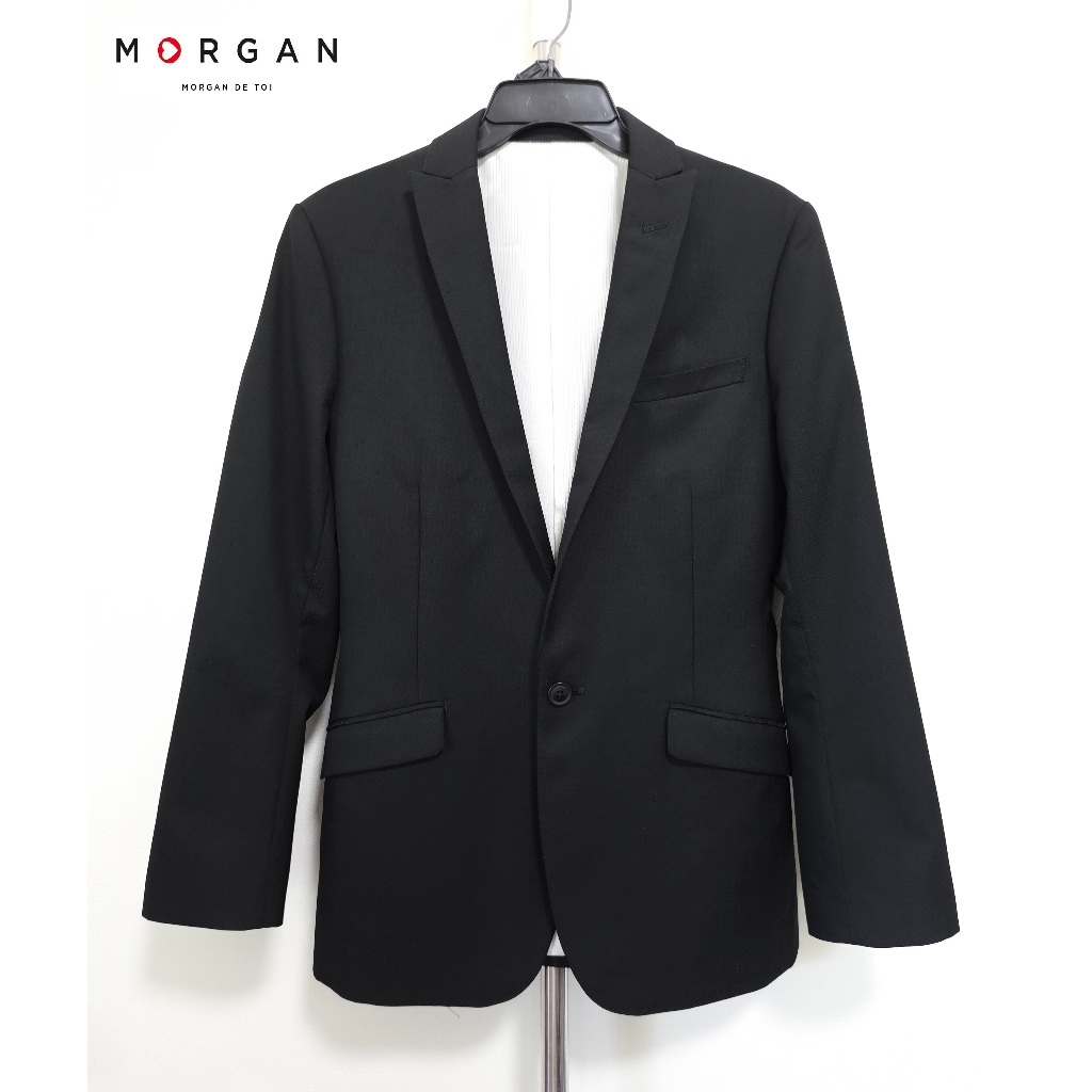 Morgan De Toi เสื้อสูท สีดำ อก 38 นิ้ว มือสอง
