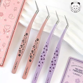 แหนบสแตนเลส,แหนบสติ๊กเกอร์โน๊ตบุ๊ค DIY,แหนบเครื่องมือสติ๊กเกอร์จัดสวน 3D