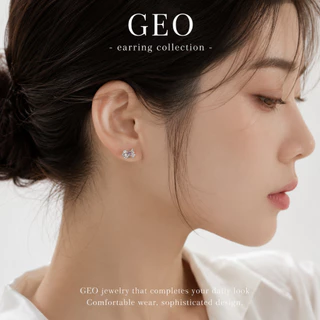 GEO ต่างหูแม่เหล็ก FAIRY KNOT COLLECTION | Butterfly Pink / Heart Bow Pink / Princess Bow Pink | No Piercing Magnetic Ea