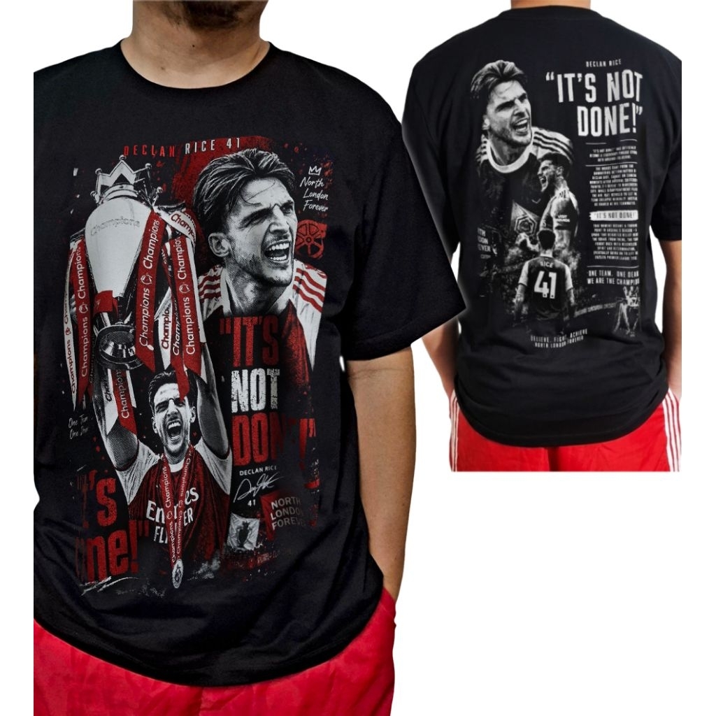 เสื้อยืด It's not done [งานสกรีนบล็อก] สกรีนเองทำมือทุกตัว ซักเครื่องได้เลยไม่ต้องถนอม