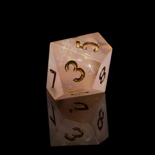 Sharp Edge Dice D4 D6 D8 D10 D12 D20 D100 (1ลูก, 1die) | DnD D&D MTG RPG TRPG บอร์ดเกม Magic เมจิก