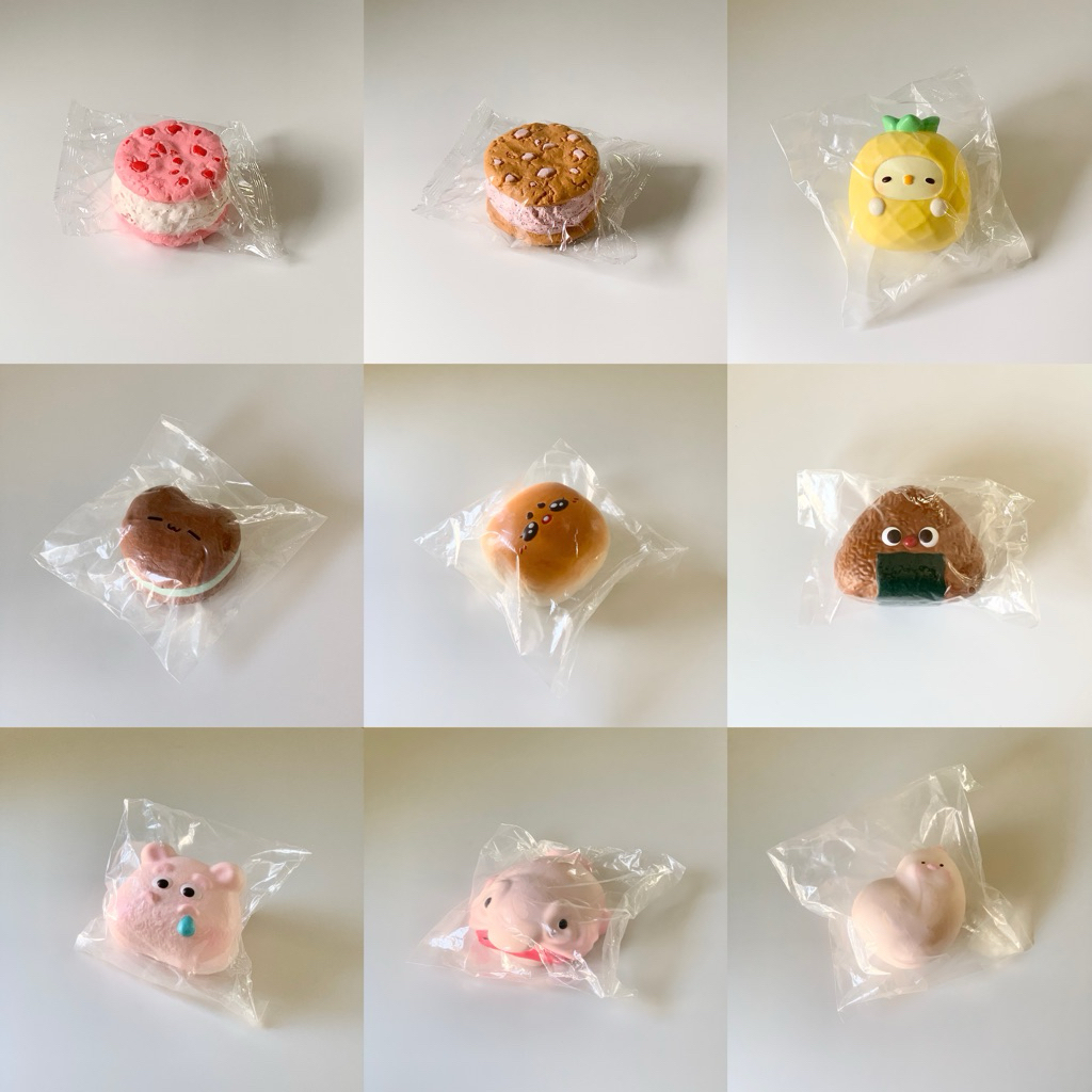 (🚗 พร้อมส่ง) Squishy สกุชชี่ Mido Lisa Rosey Nunu รวมแบรนด์ ➖ มือ 1 แท้ 100% งานแรร์ จมูกแดง งานฮิต 