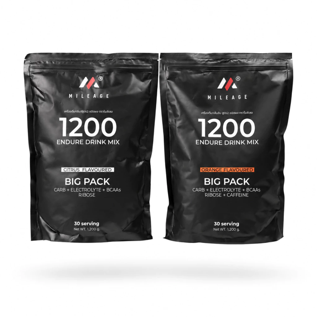 1200 BIG PACK 30serving Mileage Energy Drink Mix ผงชงให้พลังงานและเกลือแร่ สำหรับเล่นกีฬา