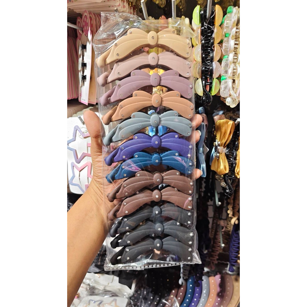 กิ๊บกล้วยกิ๊บหนีบผม12ชิ้น
