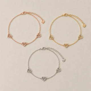 Socrush.bkk | HONEY BOW bracelet🎀💗 | SB-037 | กำไล สร้อยข้อมือ โบว์ หัวใจ