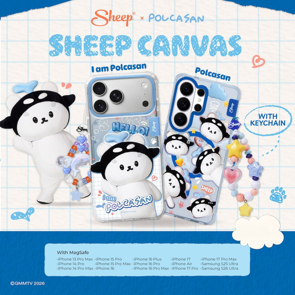 พร้อมส่ง SHEEP x POLCASAN เคสมือถือ ลายโพก้าซัง เคสPolcasanSamsung  เคสPolcasanIphone
