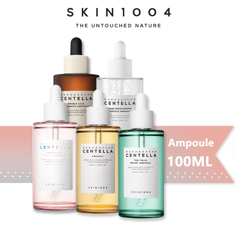 Skin1004 serum Madagascar Centella Ampoule serum/Hyalu Cica/Tone Brightening เอสเซ้นซ์ เดลี่แคร์ 100ml