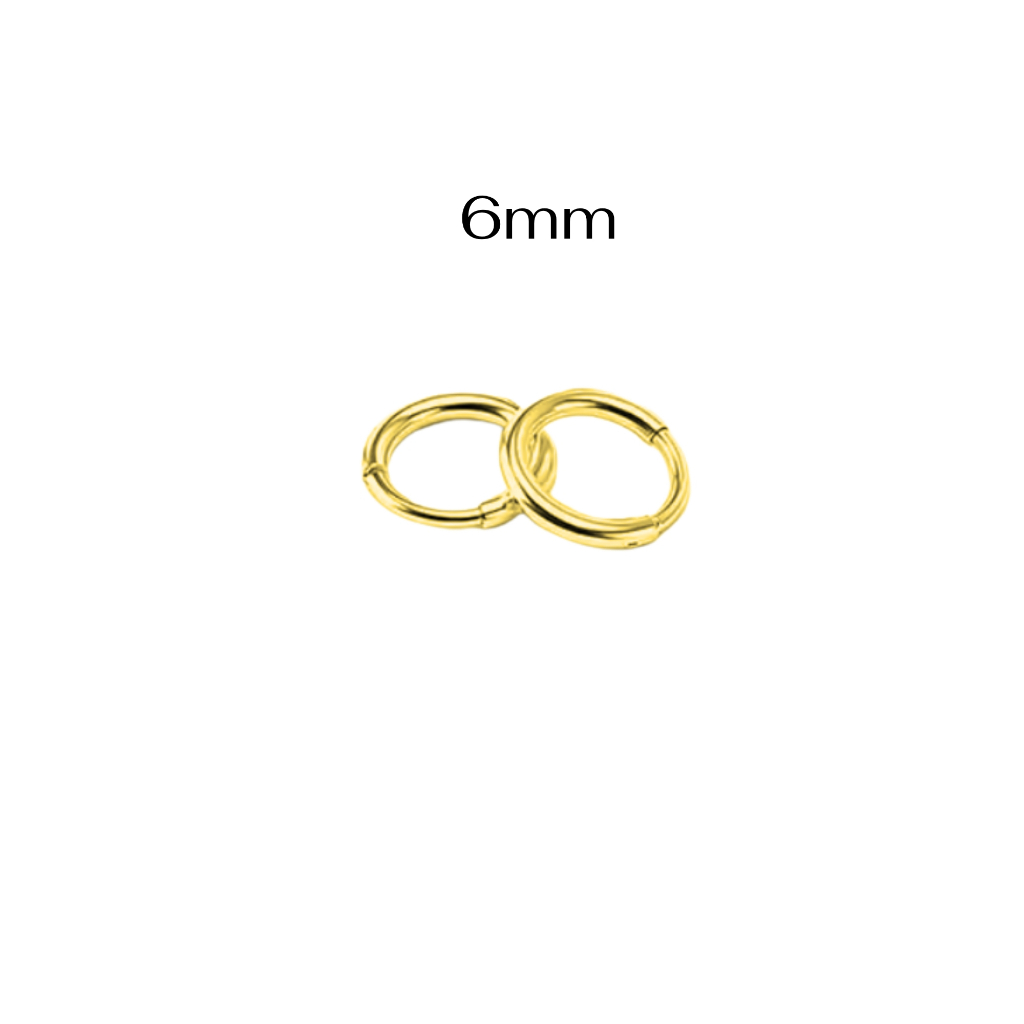 Piercingroom by Jay حلقان تيتانيوم Clicker سادة (زوج) — صورة 4