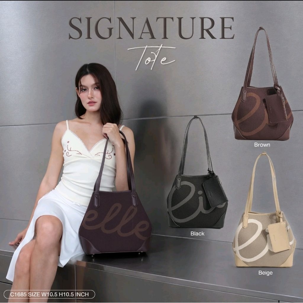 2 Way Tote Bag กระเป๋าเปลี่ยนได้ 2 ทรง Tote ที่สามารถพับเก็บ ด้านข้างเป็นอีกทรงได้ มาพร้อม Card Hold