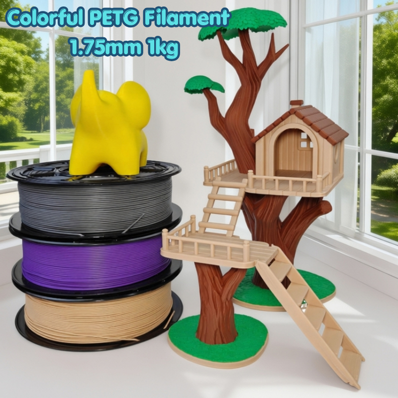 พาสเทล-เนื้อด้าน Matte PETG Filament เส้นพลาสติก filament 1.75mm 1kg พร้อมส่ง คุณภาพสูง แข็งแรง ทนทาน