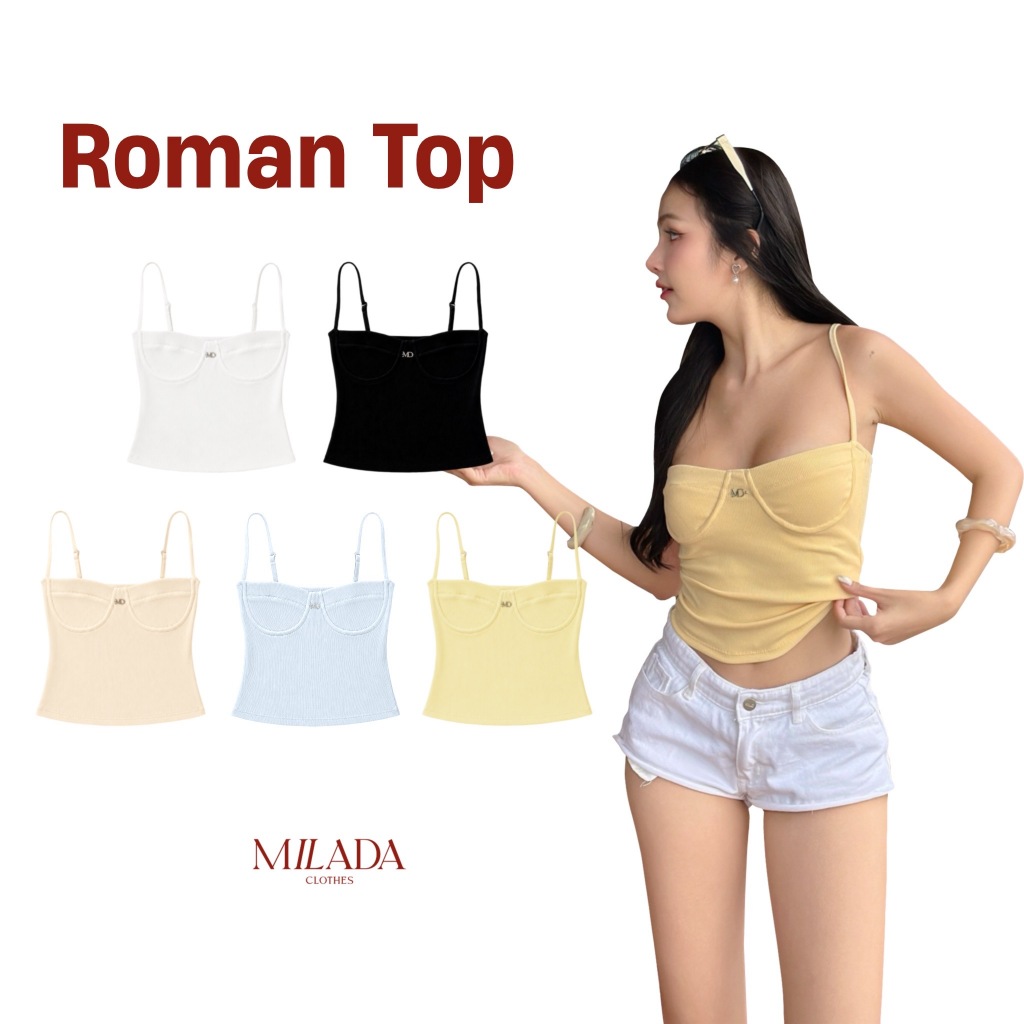 Roman top สายเดี่ยวทรงคอร์เซ็ท (2033)