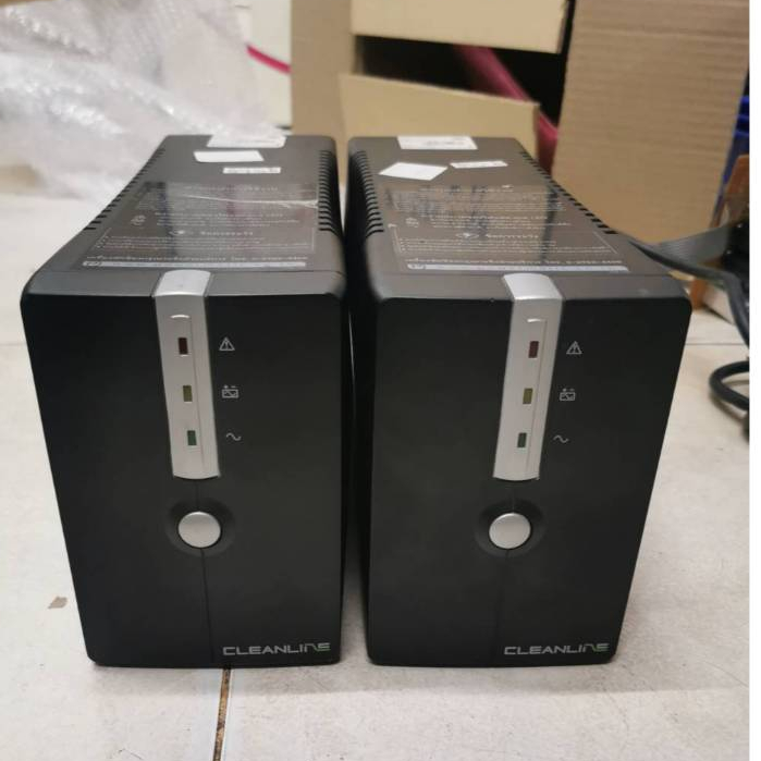 เครื่องสำรองไฟ Cleanline รุ่น L-1150D ขนาด 1150VA/630W สีดำ พร้อมไฟแสดงสถานะ LED มือสอง