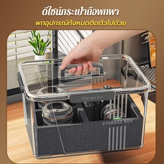 Camera Dry Box กล่องเก็บกล้องกันความชื้น ตู้เก็บกล้อง ตู้กันชื้น กล่องกันชื้น ซีลหนา กันกระแทก พร้อมซับในโฟม S/M/L/XL
