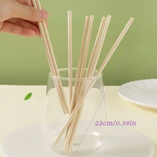 ตะเกียบไม้ไผ่ (70 คู่) แบบใช้แล้วทิ้ง คุณภาพสูง สะอาด ขนาด 22 ซม