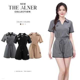 ชุดเซตวอร์มคามิเลียขอบถัก กางเกขาสั้น Thealner (ดิอัลเนอร์) AN417