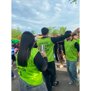 สกรีนตามสั่งเสื้อปุ๋ย เสื้อคนงาน แขนยาว คอกลม คอปก ผ้าไมโคร ใส่สบายไม่ร้อน