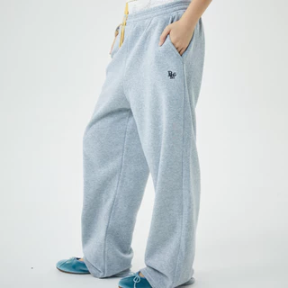 Bemingpants089(S-5XL)-Umji Pants - กางเกงวอร์มทรงปล่อยดีไซน์เรียบมินิมอลใส่ได้ทุกวัน