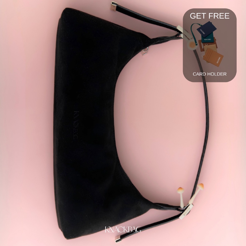 KNACKBAG - Jennie bag - กระเป๋าสายสะพายไหล่ รุ่นเจนนี่สายเล็ก วัสดุหนังกลับเทียม