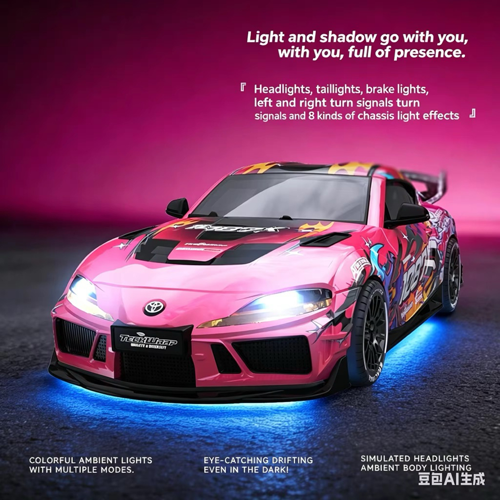 รถบังคับวิทยุDRIFT JXC 1807X Toyota Supra 1:43 รูปที่ 3