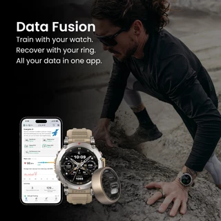 Amazfit Helio Ring แหวนติดตามสุขภาพระดับโปร วัดการนอน HRV Readiness กันน้ำ 10ATM