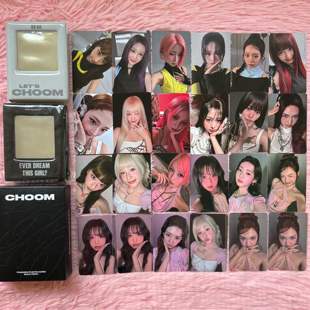 🩵พร้อมส่ง Babymonster CHOOM MD Trading card