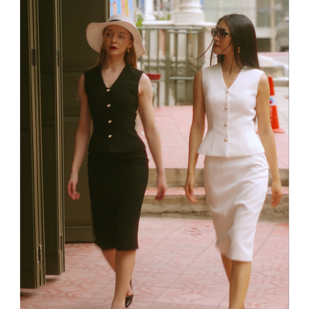 ORCHIDA - The Classic Pencil Skirt (กระโปรงอย่างเดียว) (จัดส่งภายใน 2–3 วัน)