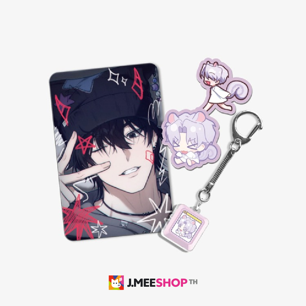 JMEESHOP TH - [Virtual Strangers] KEYCAP KEYRING SET - YOON JI-GU