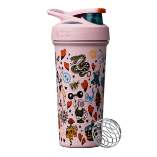 [Sleek 25oz] แก้วเชค Blender Bottle Insulated Stainless Steel Shaker รุ่น Strada Sleek BlenderBottle แก้วเก็บความเย็น
