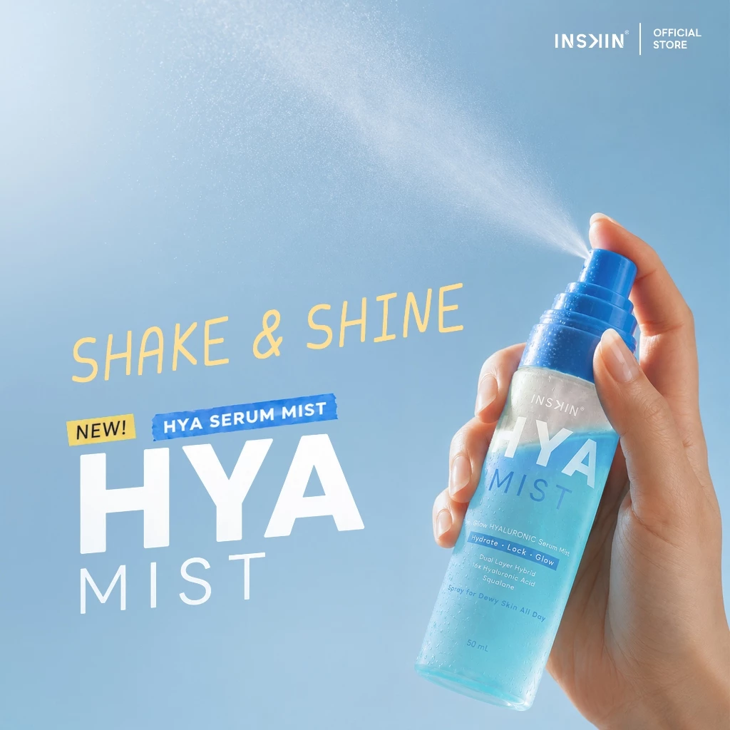 (โปร 4 แถม 1) INSKIN HYA Mist 16 โมเลกุล สเปร์ยเจนิส HYA Serum