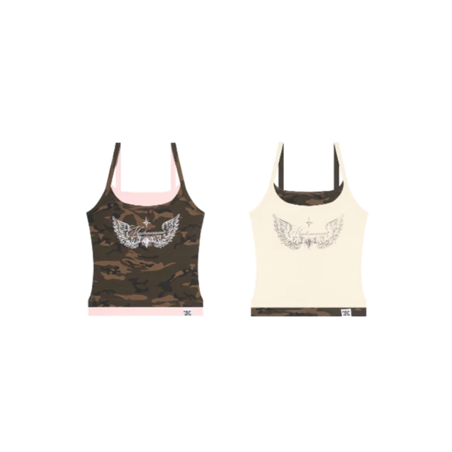 BADDIE / 2-Layer Spaghetti Top (เสื้อสายเดี่ยวสองเลเยอร์)