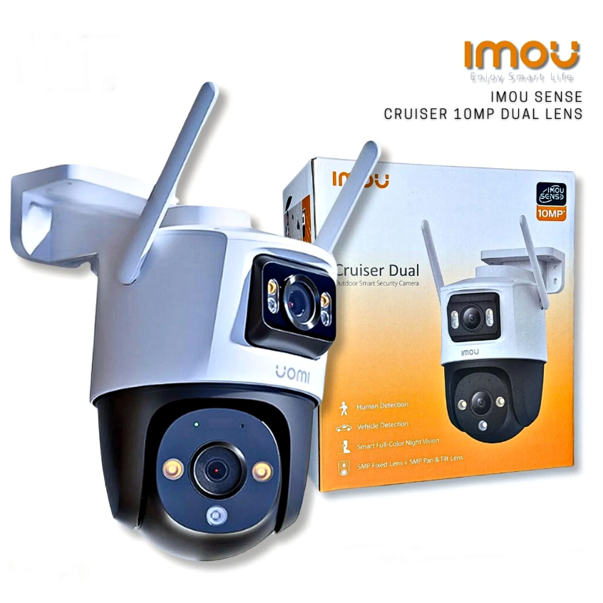 IMOU Cruiser Dual 10MP 6MP (5MP+5MP) Wi-Fi Dual-Lens Outdoor P&T Camera