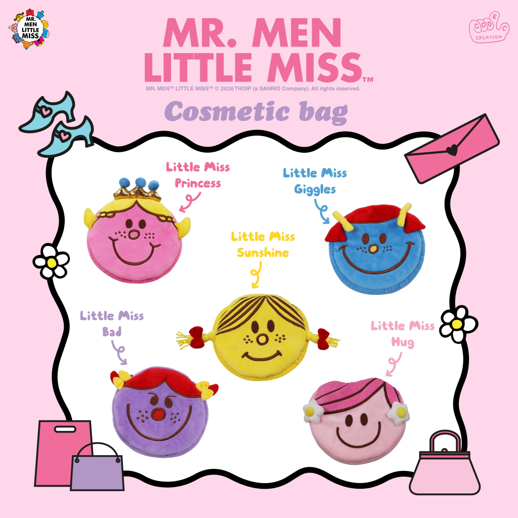 COSMETIC BAG (Mr.men and Little miss)