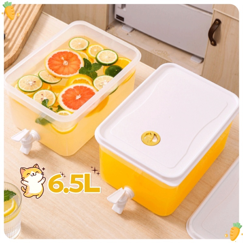 คูลเลอร์มีก๊อก กาต้มน้ำเย็น คูลเลอร์กดน้ำทรงสีเหลี่ยม 5L 6.5L