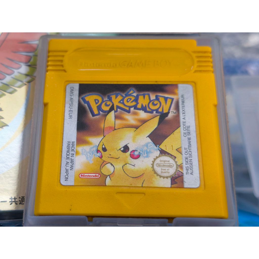 [ตลับแท้ Pokemon] : Yellow Version (โซน EUR) ของแท้ Nintendo Game Boy สภาพสวย ของสะสมยุค 90 แรร์สุด🔥