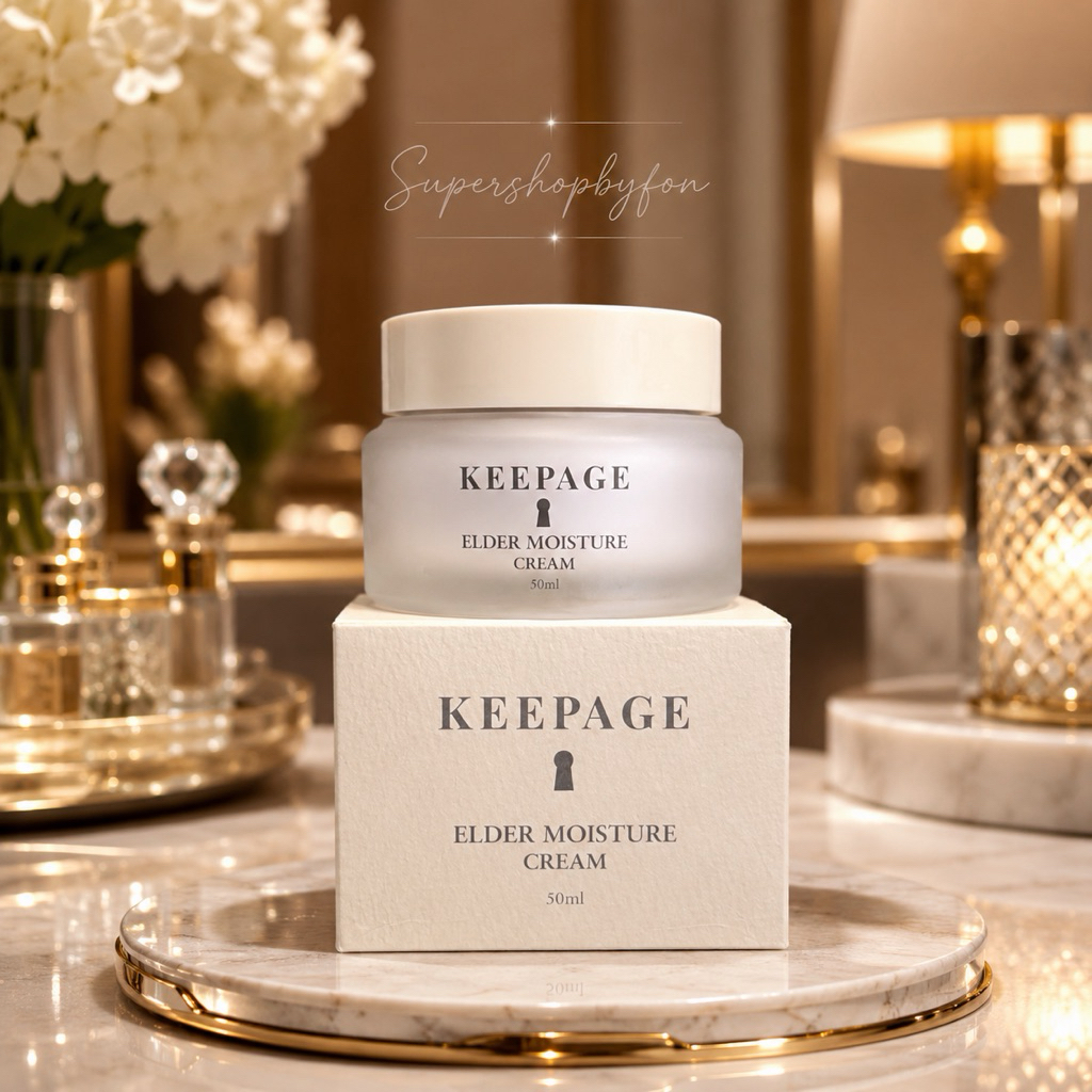 ครีมบำรุงผิวหน้า KEEPAGE ELDER MOISTURE CRครีมสูตรสมุนไพรเกาหลีเข้มข้น ผสานเปปไทด์ 4 ชนิด ช่วยบำรุงผิวอย่างล้ำลึกสะดุดตา