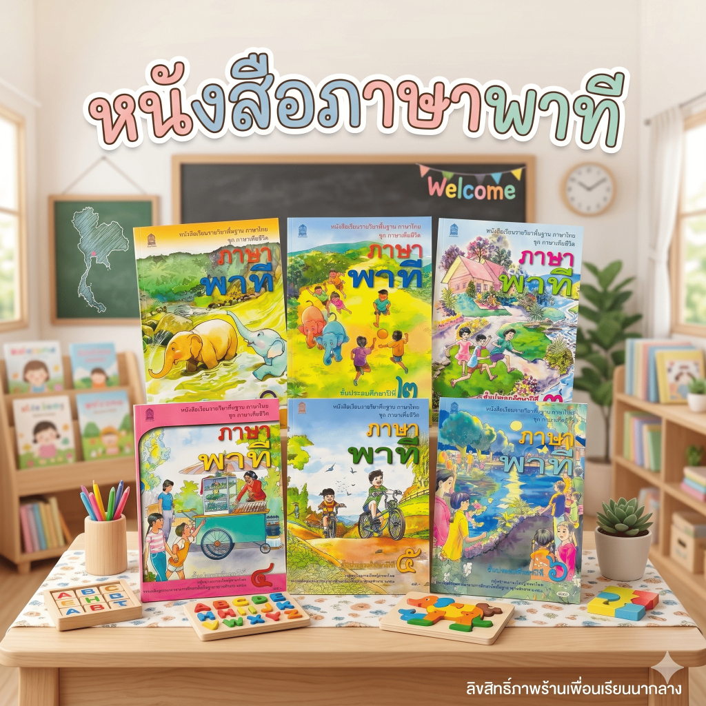 หนังสือ ภาษาพาที ป.1-6 กระทรวงองค์การค้า(สสวท.)