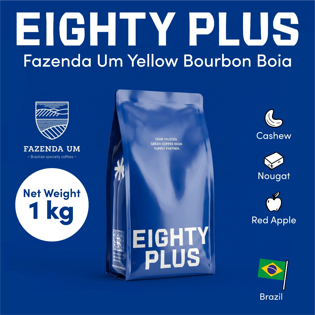 สารกาแฟบราซิล Brazil Fazenda-UM Yellow Bourbon BOIA I 80+
