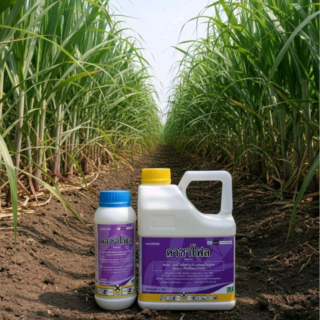 ดาซาโฟล ผลิตภัณฑ์กำจัดหญ้า3ชนิด 2,4-D-sodium, Diuron, DSMA สำหรับไร่อ้อย สวนปาล์ม และพืชไร่ต่างๆกำจัดหญ้าใบแคบและใบกว้าง