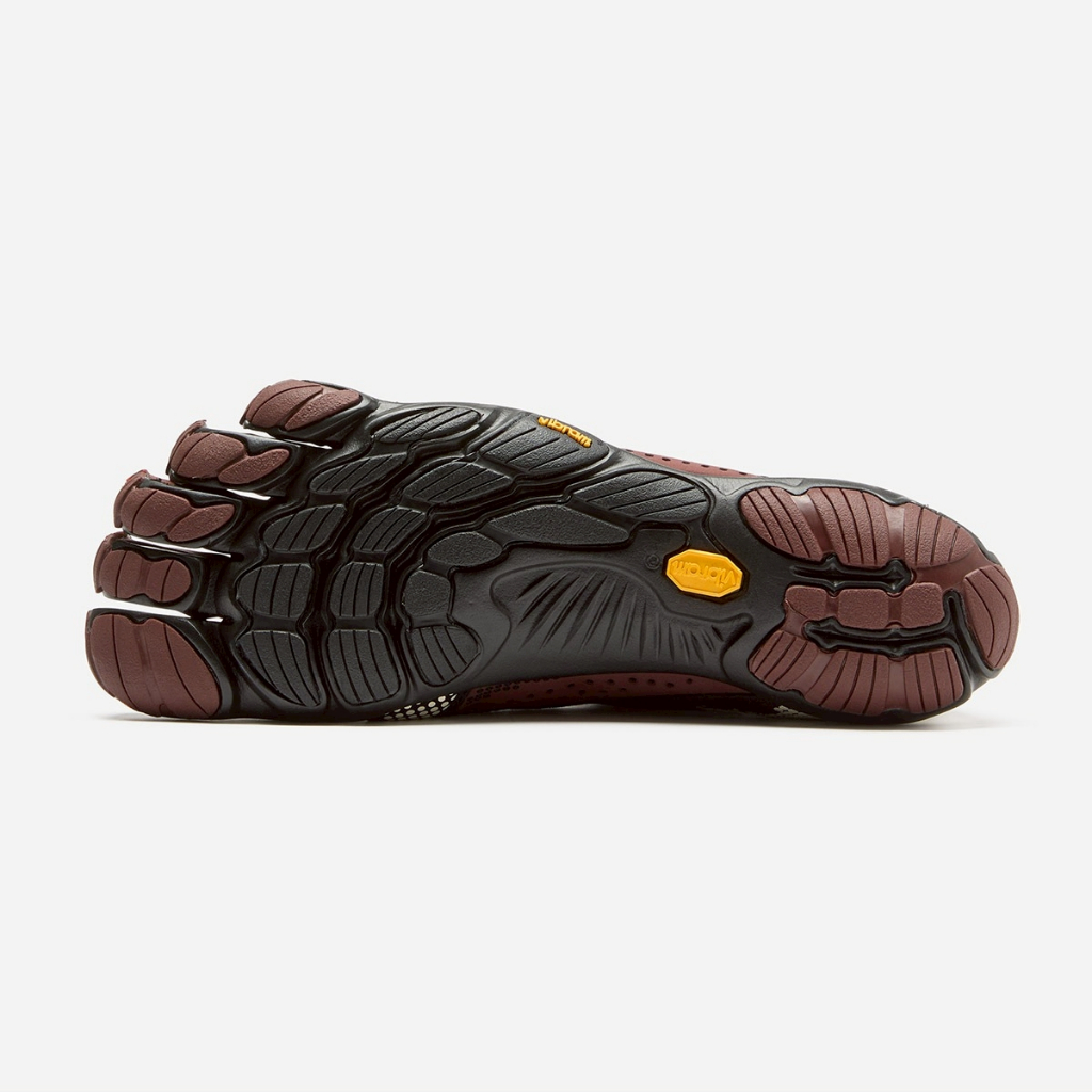 Vibram FiveFingers รุ่น V-Run รองเท้าเทรนนิ่ง ที่เหมาะสำหรับใส่วิ่งถนน เข้าฟิตเนส รุ่นผู้ชาย สี Brown/Ivory/Black — صورة 6