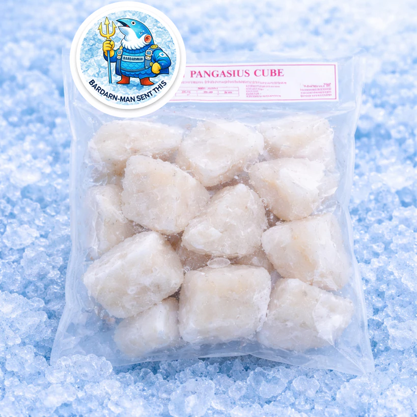 ปลาดอลลี่แล่สเต็ก แช่แข็ง 1 กก. (Net Weight 30-40%) ปลาเนื้อขาว พร้อมปรุง ทอด ย่าง สเต็ก
