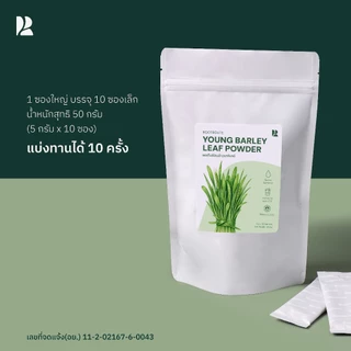 Rootroute | ผงต้นอ่อนข้าวบาร์เลย์ Barley Leaf Powder ผงต้นอ่อน 100% ผงละเอียด ไม่สากคอ [ผ่านอย.และมาตรฐาน ISO22000]