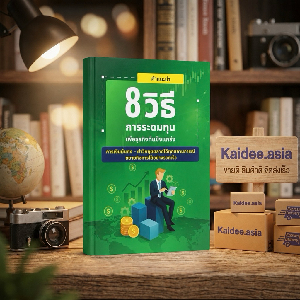✅ หนังสือขายดี 8 วิธีการระดมทุน เพื่อธุรกิจที่แข็งแกร่ง การเงินมั่นคง ฝ่าวิกฤตตลาดได้ทุกสถานการณ์